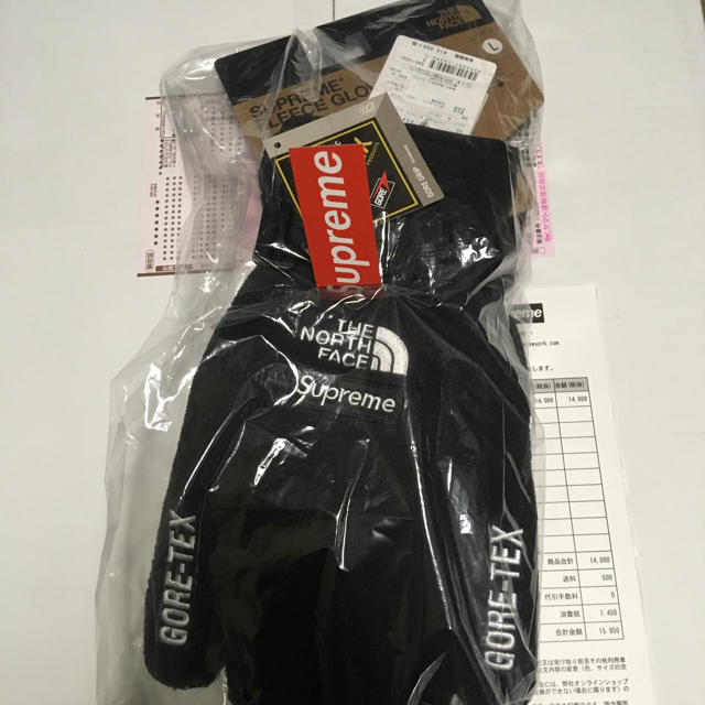 supreme TNF グローブ northface ノース コラボGORE-TEX