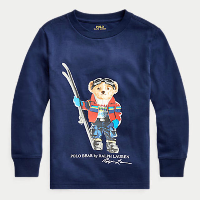 POLO RALPH LAUREN(ポロラルフローレン)の【プロフ必読様専用】新品 Ralph Lauren スキー ベア Tシャツ キッズ/ベビー/マタニティのキッズ服男の子用(90cm~)(Tシャツ/カットソー)の商品写真