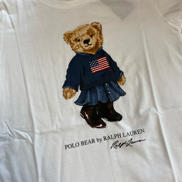 POLO RALPH LAUREN(ポロラルフローレン)の【りーぽん様専用】新品 Ralph Lauren セーター ベア Tシャツ キッズ/ベビー/マタニティのキッズ服女の子用(90cm~)(Tシャツ/カットソー)の商品写真