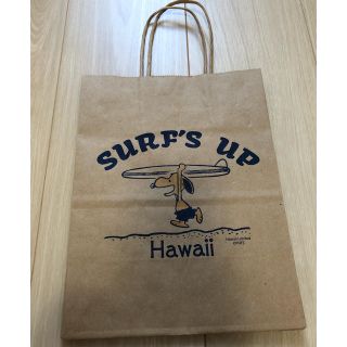 スヌーピー(SNOOPY)のHawaii スヌーピーショップ　ショップ袋(ショップ袋)