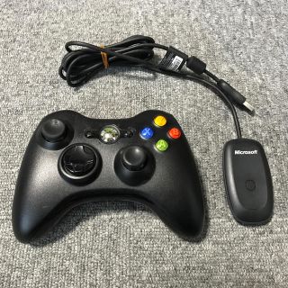 マイクロソフト(Microsoft)のxbox 360 無線コントローラー(家庭用ゲーム機本体)