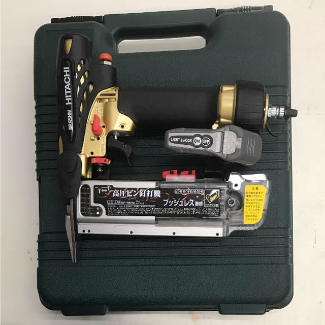 日立 高圧ピン釘打機 NP45HM 工具/メンテナンス 日立 高圧ピン釘打機 NP45HM 工具/メンテナンス
