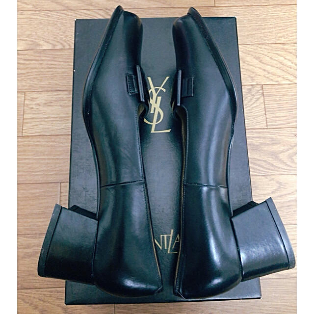 Yves Saint Laurent Beaute - イヴ・サンローラン YSL 靴 ヒール 34 1/2 黒の通販 by M’s shop