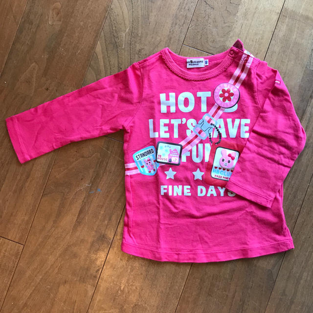 HOT BISCUITS(ホットビスケッツ)のミキハウス　ロンT キッズ/ベビー/マタニティのキッズ服女の子用(90cm~)(Tシャツ/カットソー)の商品写真