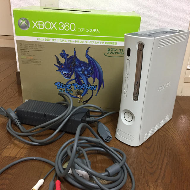 Xbox360(エックスボックス360)の【ジャンク】XBOX360コアシステム ブルードラゴンプレミアムパック初回限定版 エンタメ/ホビーのゲームソフト/ゲーム機本体(家庭用ゲーム機本体)の商品写真