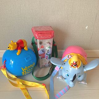 ディズニー(Disney)のディズニー　ポップコーンバケット  3点セット(キャラクターグッズ)