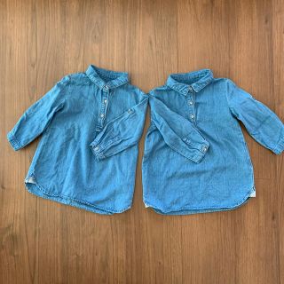 ザラキッズ(ZARA KIDS)のchakodesu様専用　ZARA ベビーガール　ワンピース2枚セット(ワンピース)