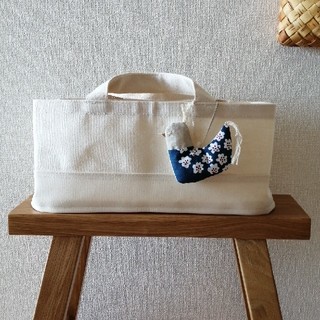 マリメッコ(marimekko)のゆるやわ　ことり　チャーム　marimekko　NO.10(インテリア雑貨)