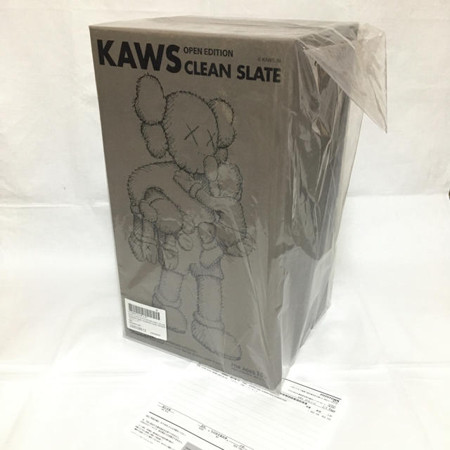 フィギュア【正規店購入】KAWS CLEAN SLATE BROWN カウズ 新品