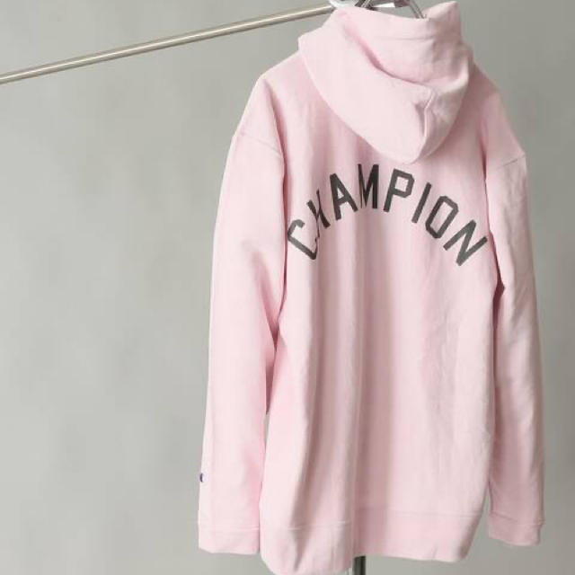 Champion×JS プルオーバーパーカー Back Print/別注