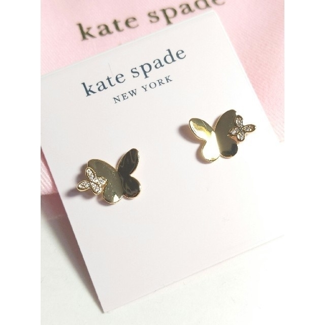 【新品】kate spade  ケイトスペード ピアス バタフライ