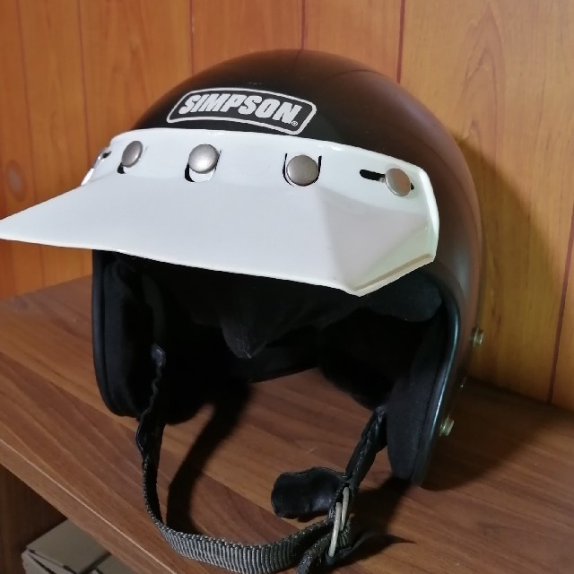 SIMPSON(シンプソン)のsimpson ビンテージ ジェットヘルメット 自動車/バイクのバイク(ヘルメット/シールド)の商品写真