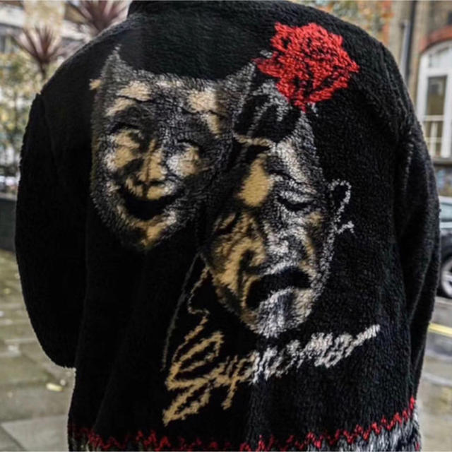 Supreme(シュプリーム)のMサイズ 20ss week2 Drama Mask Fleece Jacket メンズのジャケット/アウター(ブルゾン)の商品写真