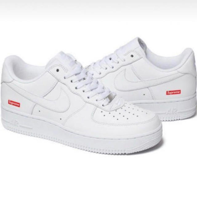 27.5cm Supreme Nike Air Force 1 Low 白スニーカー