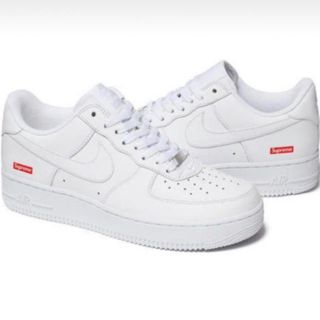 シュプリーム(Supreme)の27.5cm Supreme Nike Air Force 1 Low 白(スニーカー)