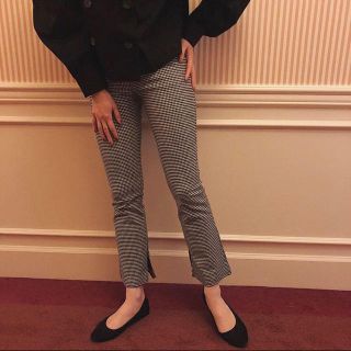 ロキエ(Lochie)のpapermoon plaid skinny pants(カジュアルパンツ)