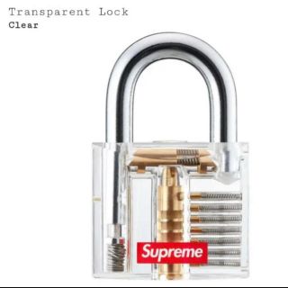 シュプリーム(Supreme)のSupreme Transparent Lock 南京錠　新品(キーホルダー)