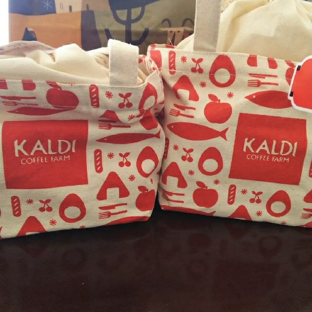 KALDI(カルディ)のKALDI  ランチBox  ２個セット インテリア/住まい/日用品のキッチン/食器(弁当用品)の商品写真