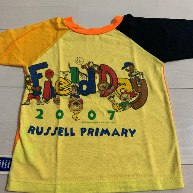 保証 ブーフーウー イエローTシャツ 110