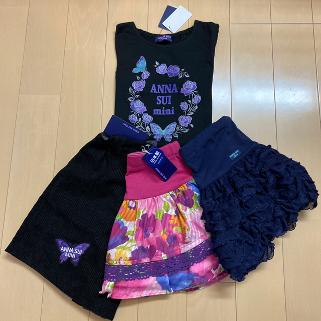 ANNA SUI mini(アナスイミニ)の【ご専用です】ANNA SUImini 140【新品】4点♡ キッズ/ベビー/マタニティのキッズ服女の子用(90cm~)(Tシャツ/カットソー)の商品写真