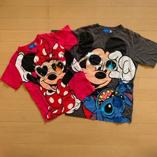 ディズニー(Disney)のディズニー　Tシャツ　2枚(ミッキーS、ミニー140)(Tシャツ/カットソー)