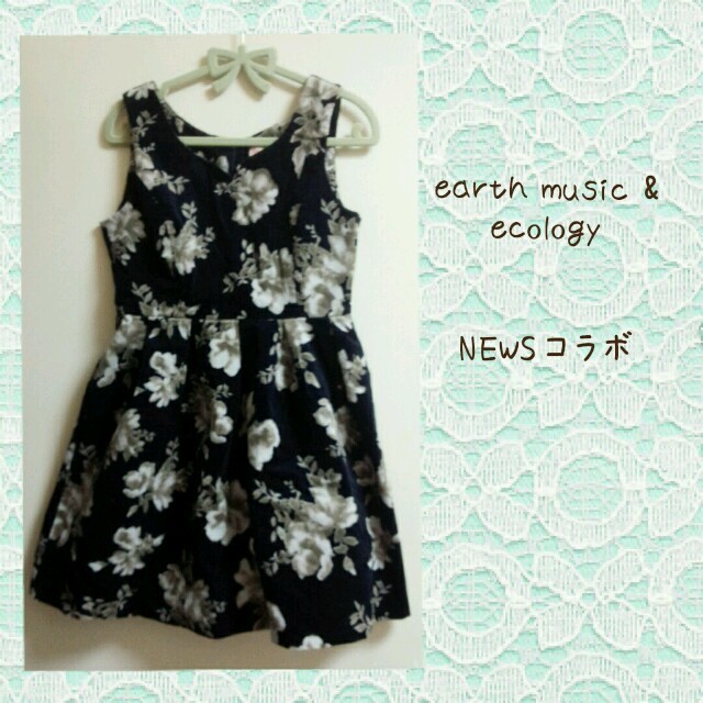 earth music & ecology(アースミュージックアンドエコロジー)のアース♡NEWSコラボワンピース レディースのワンピース(ミニワンピース)の商品写真