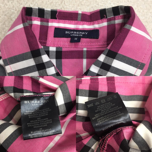 BURBERRY(バーバリー)のBURBERRY チェック柄シャツ レディースのトップス(シャツ/ブラウス(半袖/袖なし))の商品写真