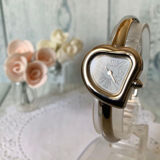 【希少】Yves Saint Laurent サンローラン ハート ベゼル 金