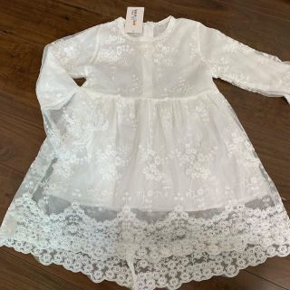 新品タグ付き！子供用　フレア　ワンピース(ワンピース)