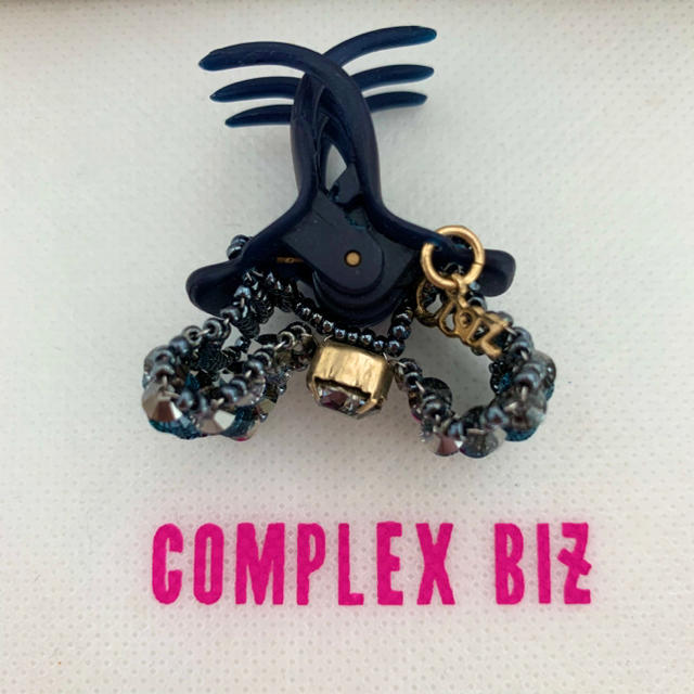 Complex Biz(コンプレックスビズ)のコンプレックスビズ デザートクリップ  シャインリボン ComplexBiz レディースのヘアアクセサリー(バレッタ/ヘアクリップ)の商品写真