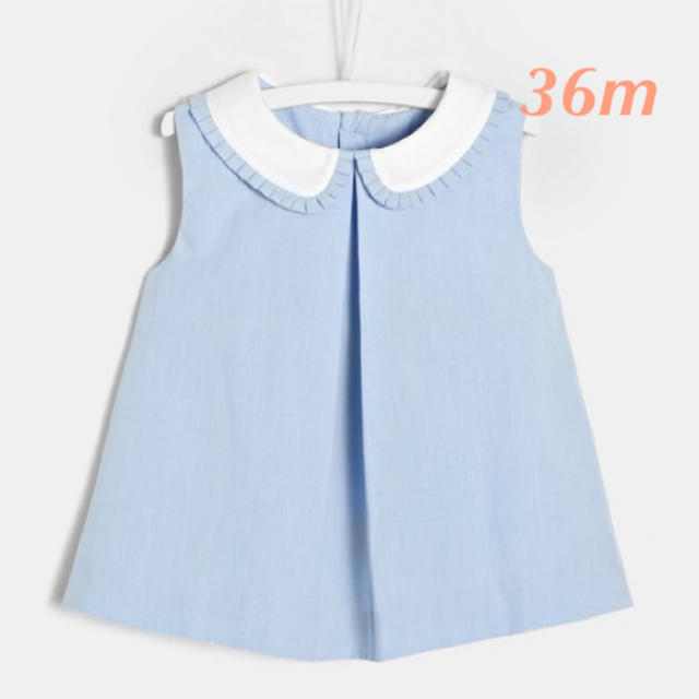 Jacadi(ジャカディ)のJACADI 20SS   ノースリーブブラウス　36m キッズ/ベビー/マタニティのキッズ服女の子用(90cm~)(ブラウス)の商品写真