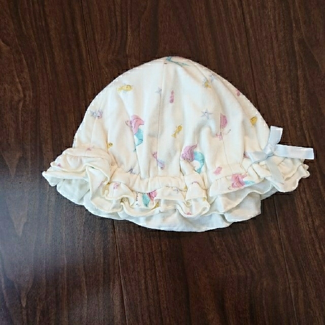 gelato pique(ジェラートピケ)のジェラードピケ 女の子用ロンパース 帽子 キッズ/ベビー/マタニティのベビー服(~85cm)(ロンパース)の商品写真