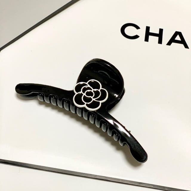 カメリア ヘアクリップ B品 黒の通販