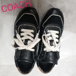 コーチ(COACH)のCOACH コーチ レベッカ バーシティ レザー  スニーカー(スニーカー)