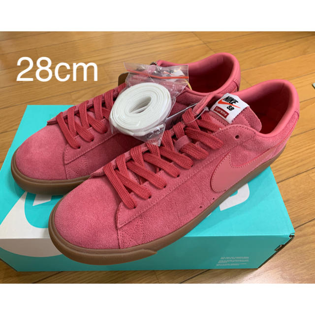 Supreme×NIKE SB BLAZER LOW ブレザー ピンク