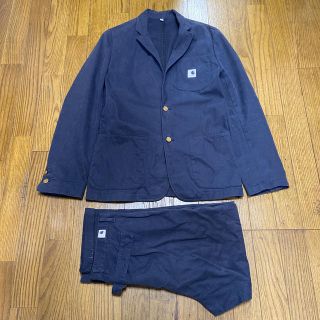 carhartt カーハート×アダムキメル セットアップ スーツ 紺 - セットアップ