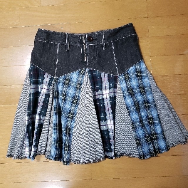 RODEO CROWNS(ロデオクラウンズ)のRODEO CROWNS💜ヴィンテージ風チェックスカート レディースのスカート(ひざ丈スカート)の商品写真