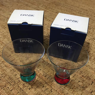 ダンスク(DANSK)のペアグラス　DANSK 未使用品(グラス/カップ)