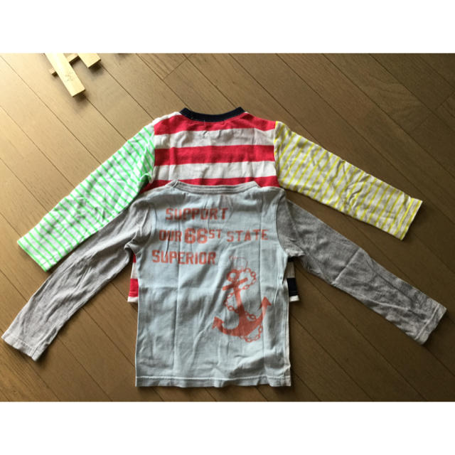 Right-on(ライトオン)の長袖Ｔシャツ 2枚セット 110 キッズ/ベビー/マタニティのキッズ服男の子用(90cm~)(Tシャツ/カットソー)の商品写真