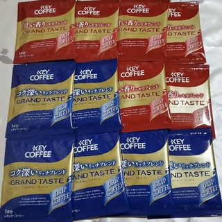 キーコーヒー(KEY COFFEE)のドリップコーヒー（12袋）(コーヒー)