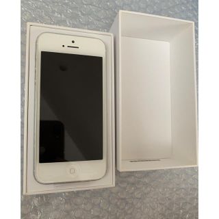 ☆新品同様☆iPhone 5☆White☆32 GB☆au☆コレクションにも☆(スマートフォン本体)