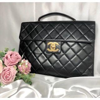 シャネル(CHANEL)のシャネル　ビジネスバッグ　マトラッセ　黒　お得！(ビジネスバッグ)