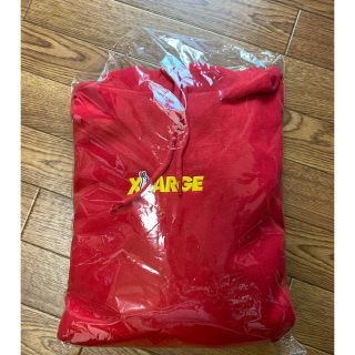 エクストララージ(XLARGE)の【Lサイズ】FR2 パーカー　RED XLARGE コラボ(パーカー)