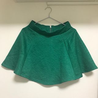 エイチアンドエム(H&M)のH&M グリーン テニススカート(ミニスカート)