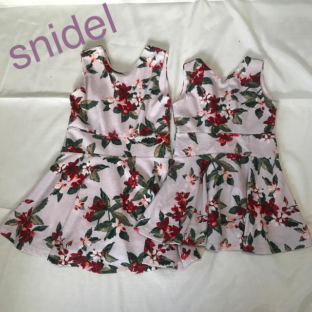 SNIDEL(スナイデル)のsnidel girl スナイデルガール スナガ キッズ/ベビー/マタニティのキッズ服女の子用(90cm~)(ワンピース)の商品写真