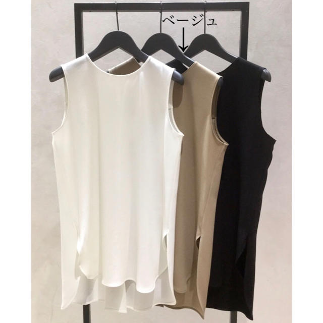 Theory luxe - theory luxe 美品ノースリーブブラウス ベージュL 定価