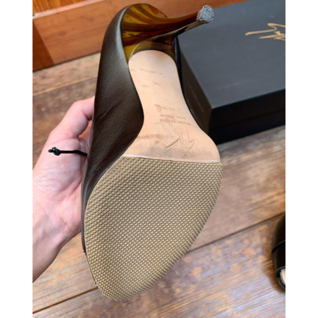 GIUZEPPE ZANOTTI(ジュゼッペザノッティ)の値下げ　ジュゼッペザノッティ　ミュール レディースの靴/シューズ(ハイヒール/パンプス)の商品写真