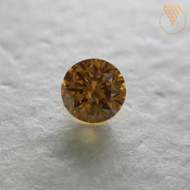 0.186 ct F.D.Org.Yellow オレンジー イエロー ダイヤ