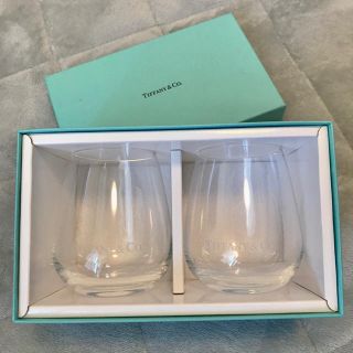 ティファニー(Tiffany & Co.)のTiffany & Co ロゴ入り　ペアグラス(グラス/カップ)