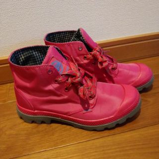 パラディウム(PALLADIUM)のPALLADIUM WATERPROOF 23.5cm ピンク(スニーカー)